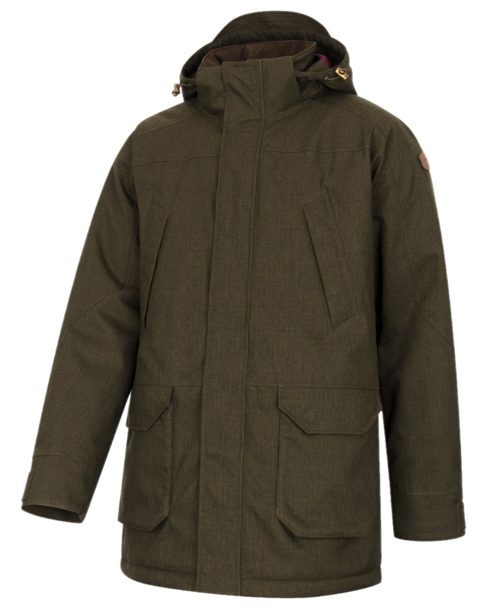 Forest Green Coloured Hoggs of Fife Mens Argyll II Jacket on white background #colour_forest-green