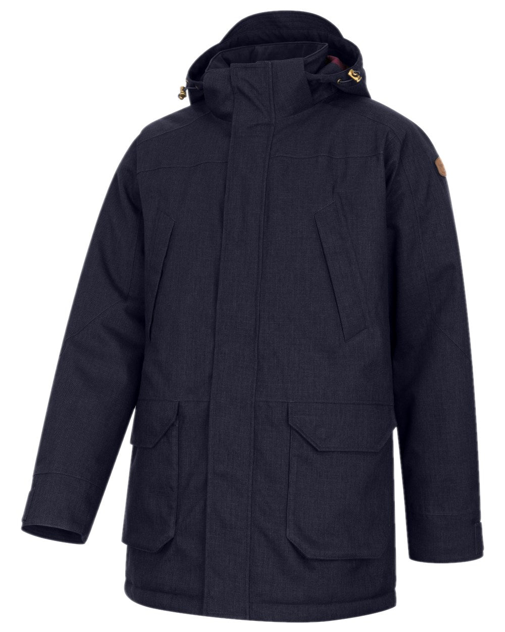 Marine Navy Coloured Hoggs of Fife Mens Argyll II Jacket on white background #colour_marine-navy