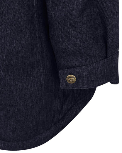 Marine Navy Coloured Hoggs of Fife Mens Argyll II Jacket on white background #colour_marine-navy