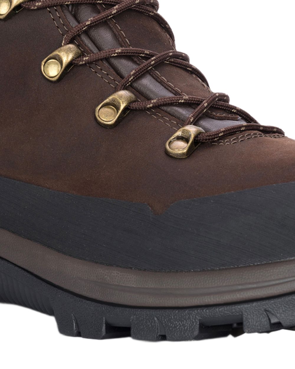Brown Coloured Hoggs of Fife Mens Orchy 8" Waterproof Field Boots on white background #colour_brown