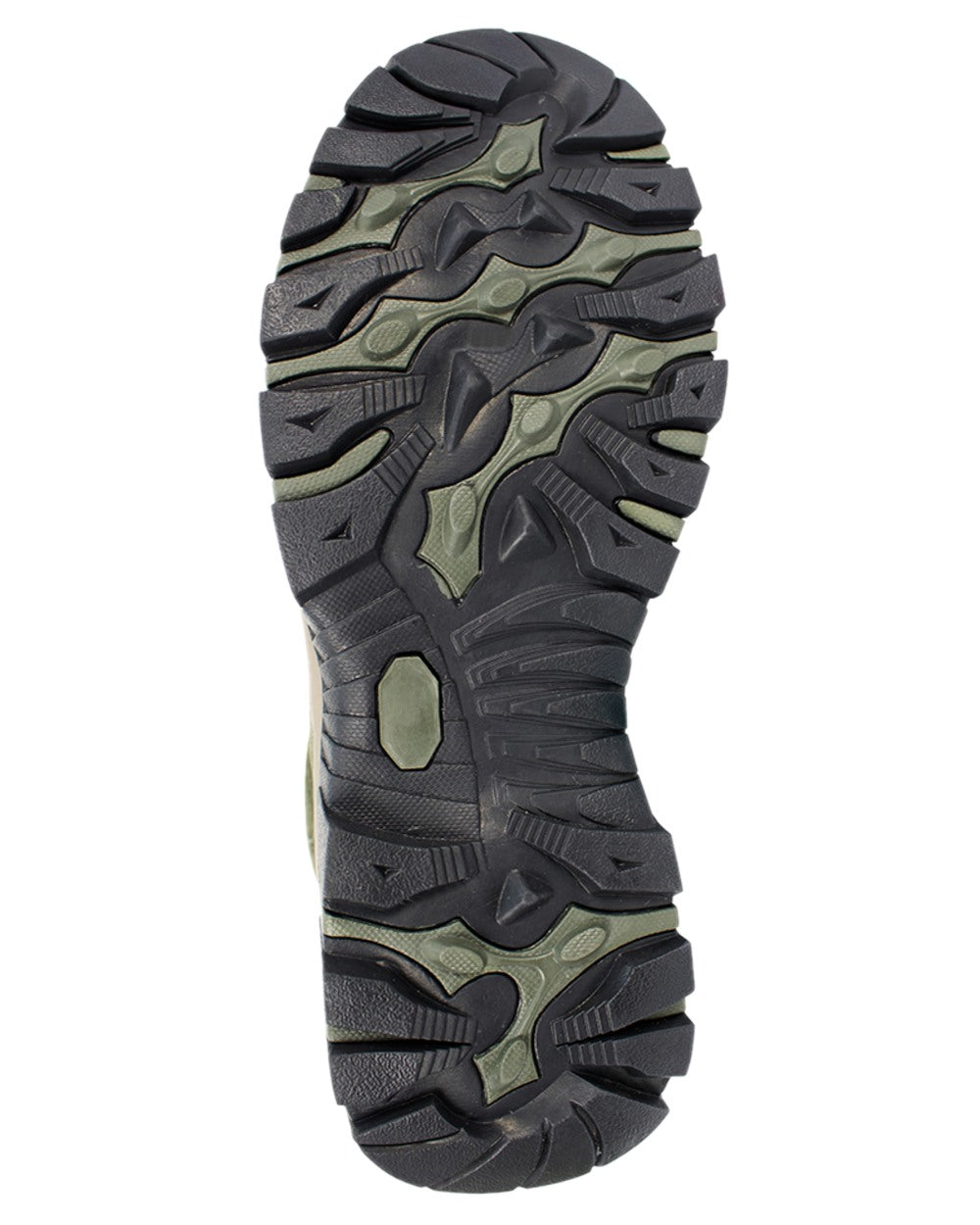 Loden Green Coloured Hoggs of Fife Nevis Waterproof Hiking Boots on white background #colour_loden-green