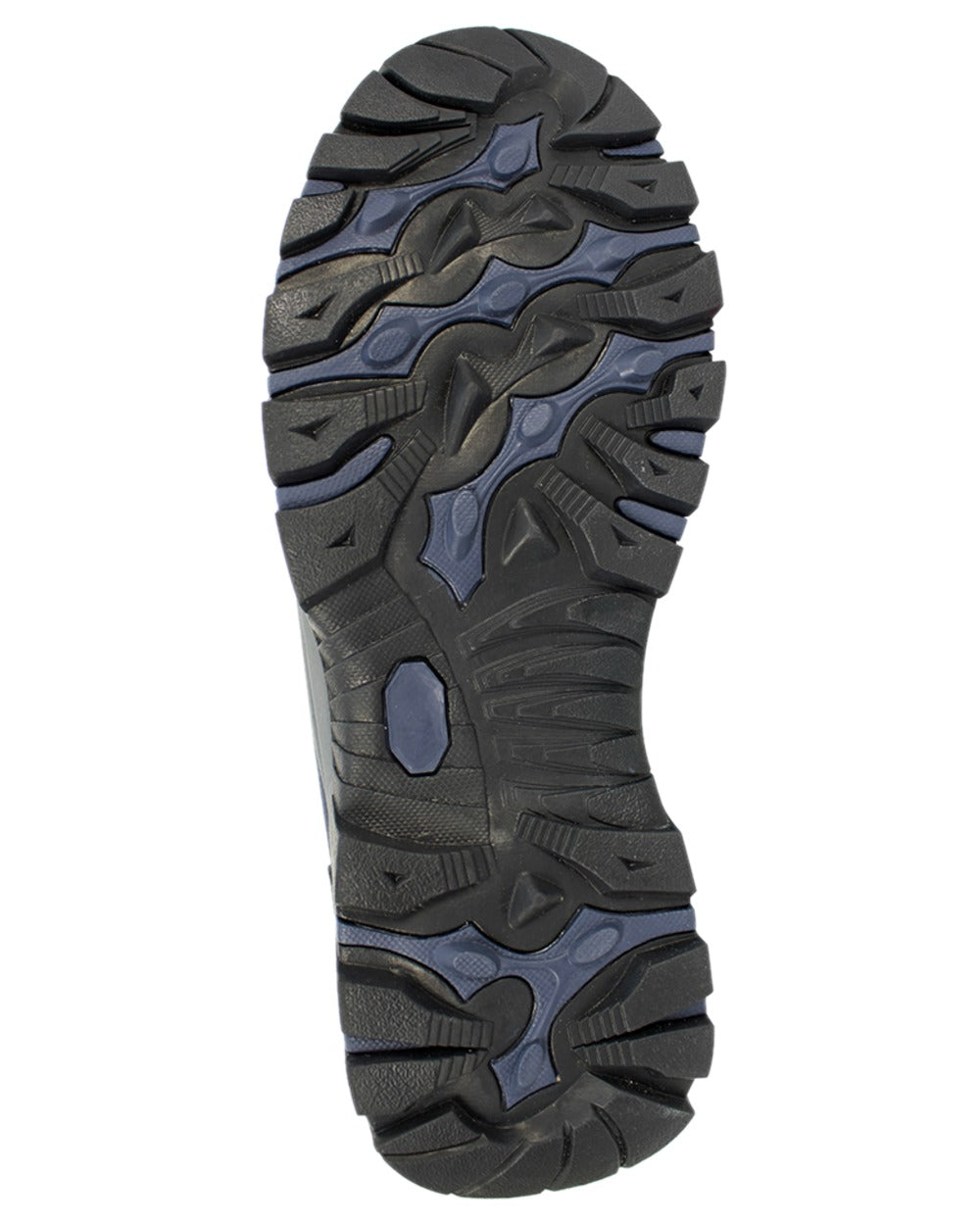 Navy Coloured Hoggs of Fife Nevis Waterproof Hiking Boots on white background #colour_navy