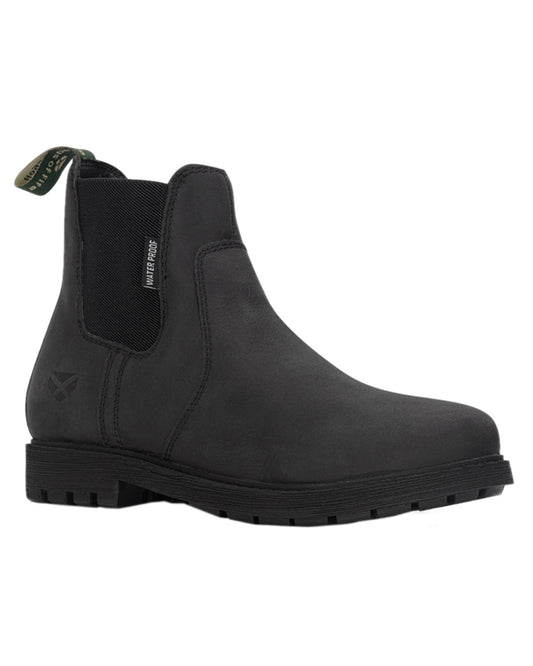 Black Coloured Hoggs of Fife Northumberland II Ladies Dealer Boots on white background #colour_black