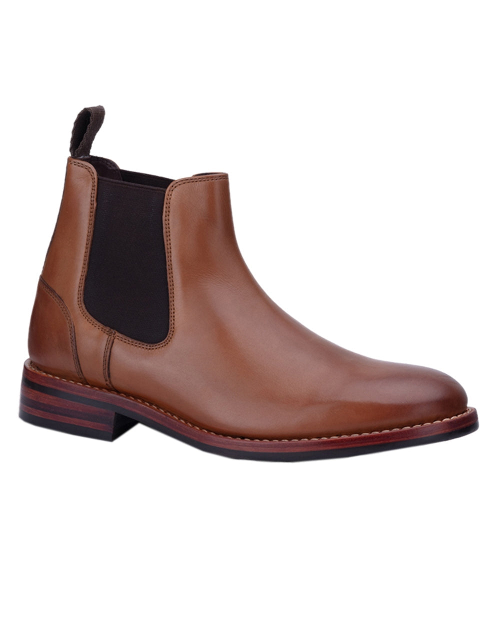 Burnished Tan Coloured Hoggs of Fife Perth Dealer Boot on white background #colour_burnished-tan