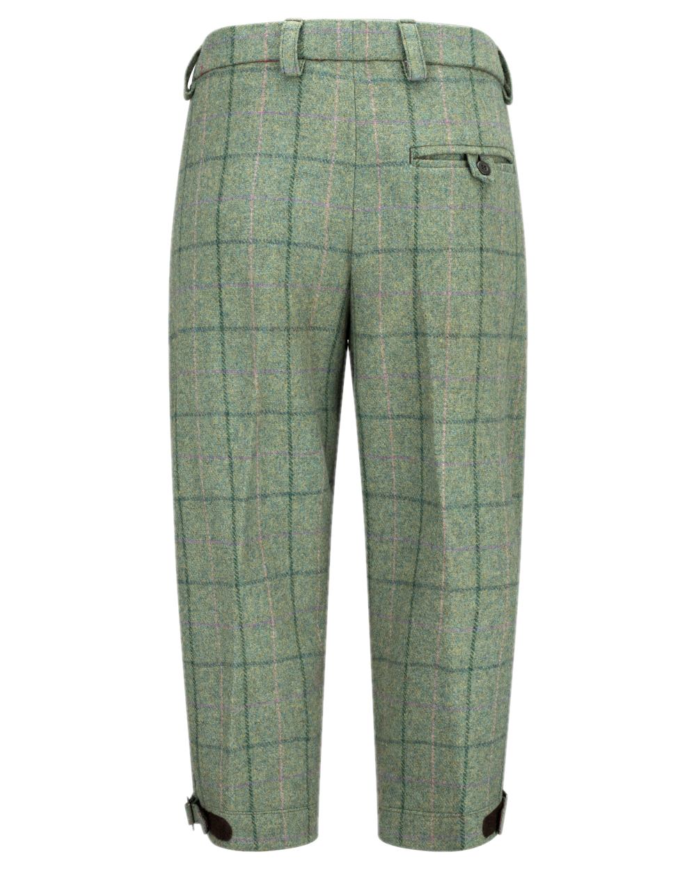 Spring Bracken Coloured Hoggs of Fife Roslin Ladies Technical Tweed Breeks on white background #colour_spring-bracken