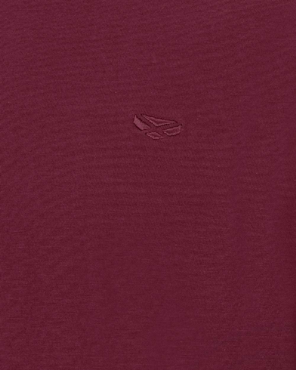 Midnight Merlot Coloured Hoggs of Fife Sandwood 2 Pack Cotton T-Shirts on white background #colour_midnight-merlot