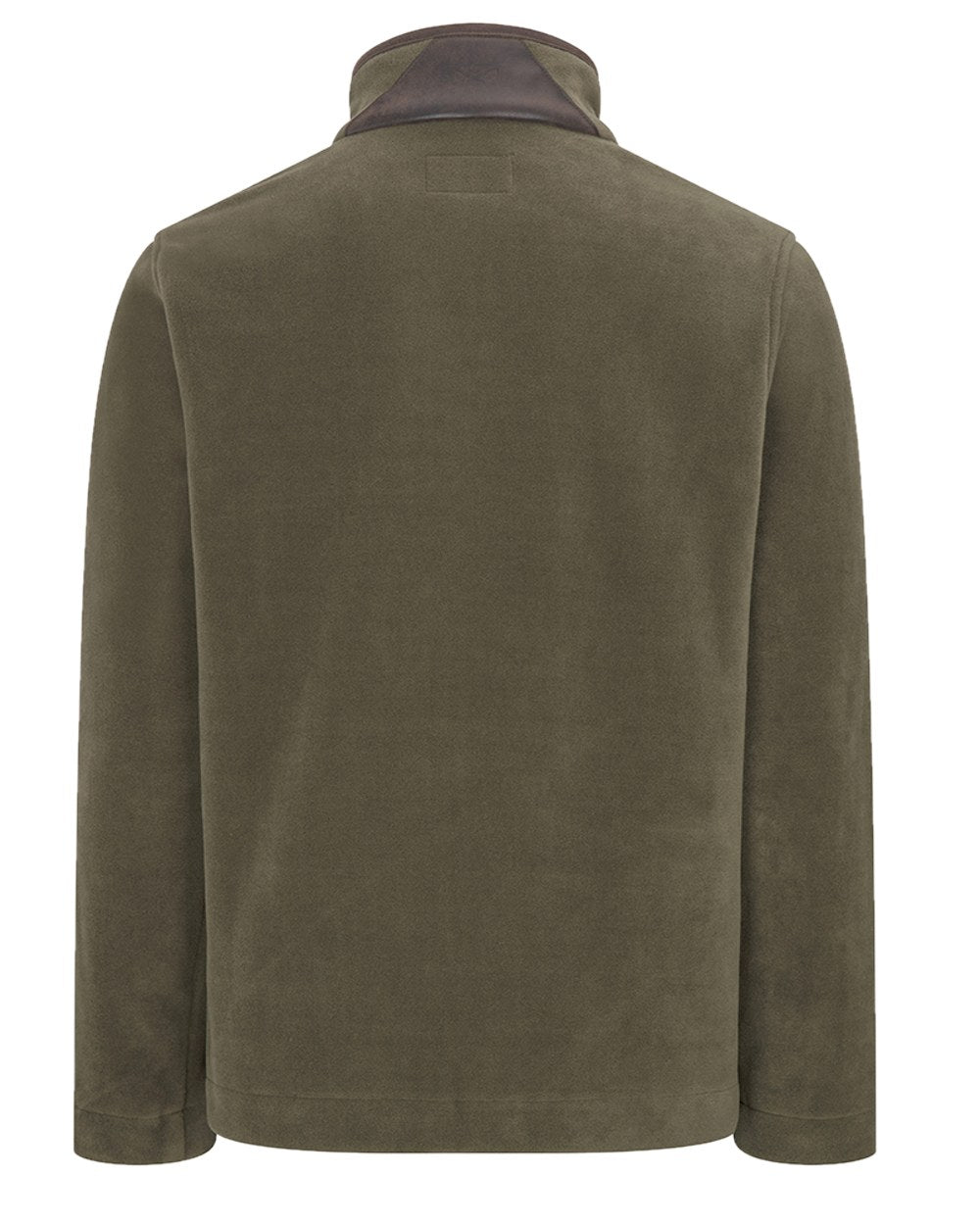 Lovat coloured Hoggs of Fife Stenton Quarter Zip Fleece on white background #colour_lovat