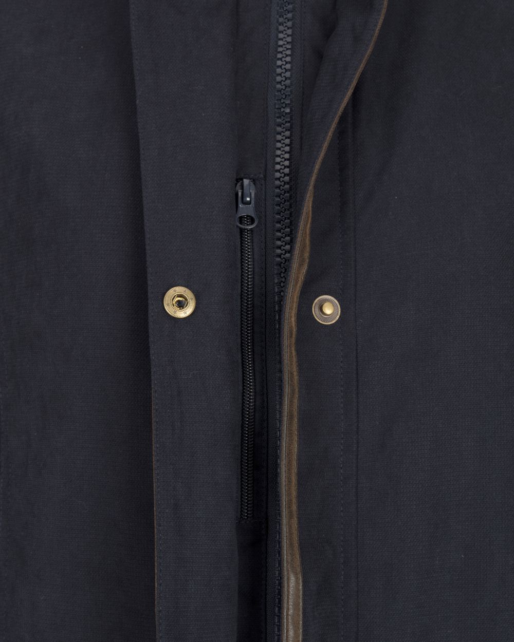 Navy Coloured Hoggs of Fife Struther Ladies Long Riding Coat on white background #colour_navy
