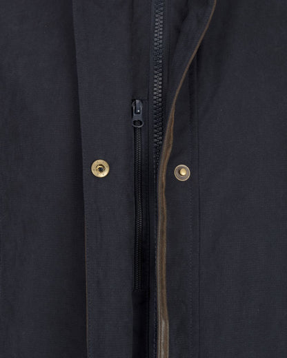 Navy Coloured Hoggs of Fife Struther Ladies Long Riding Coat on white background #colour_navy