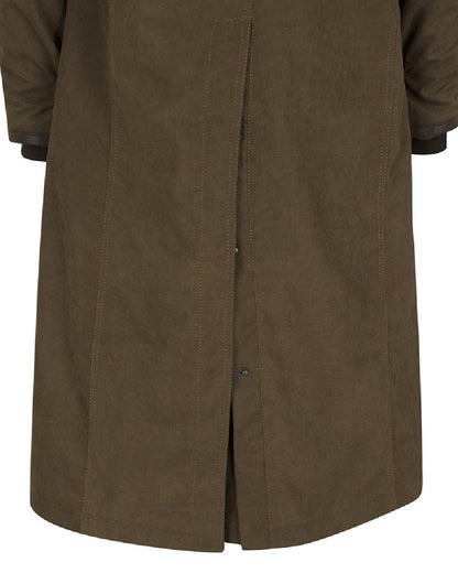 Sage Coloured Hoggs of Fife Struther Ladies Long Riding Coat on white background #colour_sage