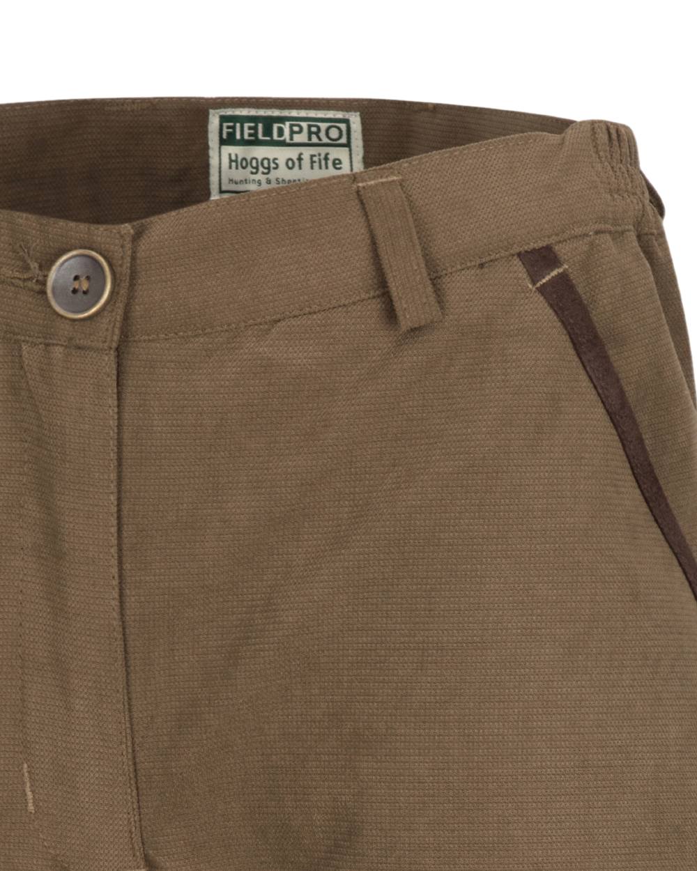 Sage Coloured Hoggs of Fife Struther Ladies Waterproof Trousers on white background #colour_sage