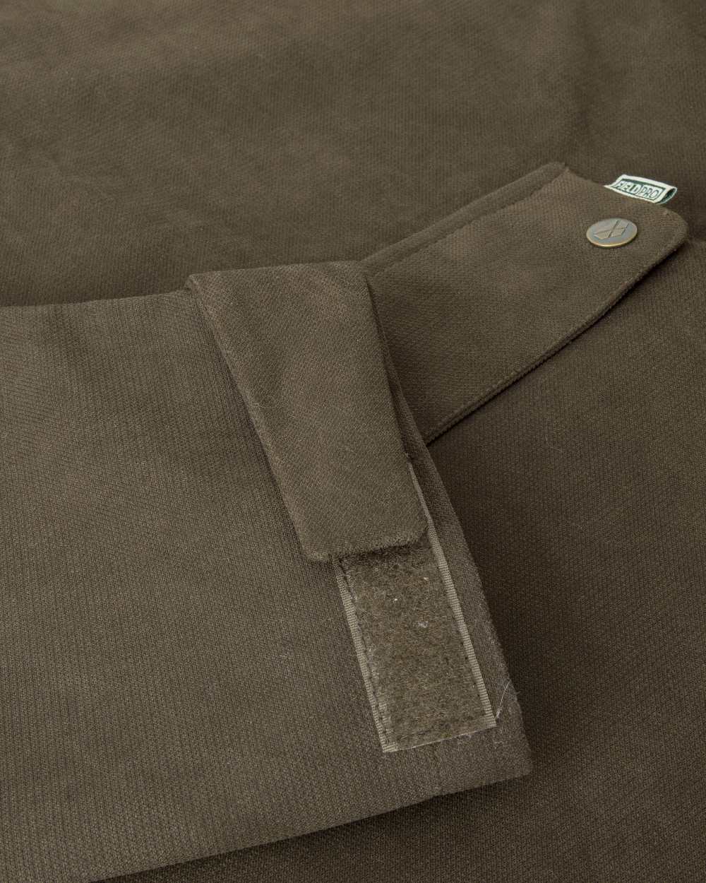 Dark Green coloured Hoggs of Fife Struther Trilaminate Long Waterproof Smock on white background #colour_dark-green