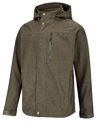 Dark Green coloured Hoggs of Fife Struther Waterproof Lightweight Jacket on white background #colour_dark-green