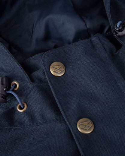 Navy coloured Hoggs of Fife Struther Waterproof Lightweight Jacket on white background #colour_navy