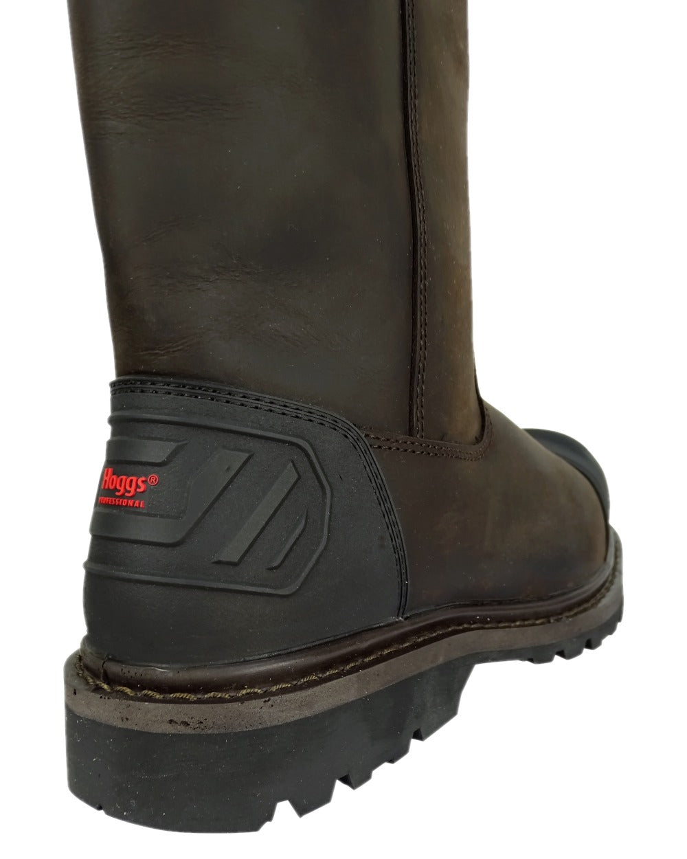 Brown Coloured Hoggs of Fife Thor Safety Rigger Boots on white background #colour_brown