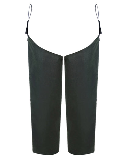 Olive Coloured Hoggs of Fife Waxed Leggings on white background #colour_olive