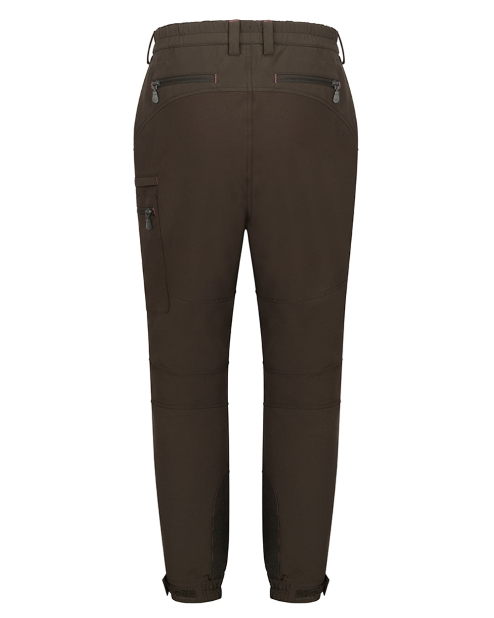 Green Coloured Hoggs of Fife Womens Ardross 4-Way Active Trousers on white background #colour_green