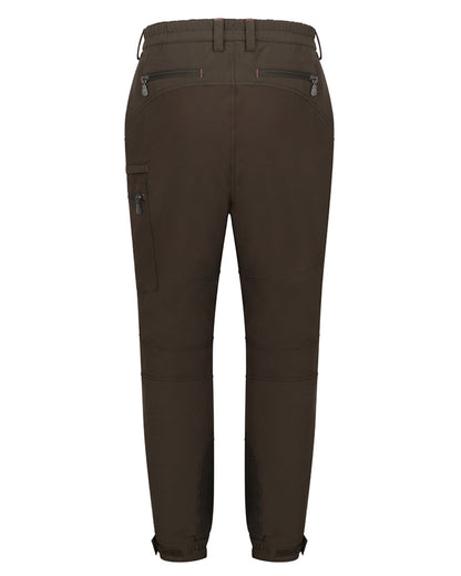 Green Coloured Hoggs of Fife Womens Ardross 4-Way Active Trousers on white background #colour_green