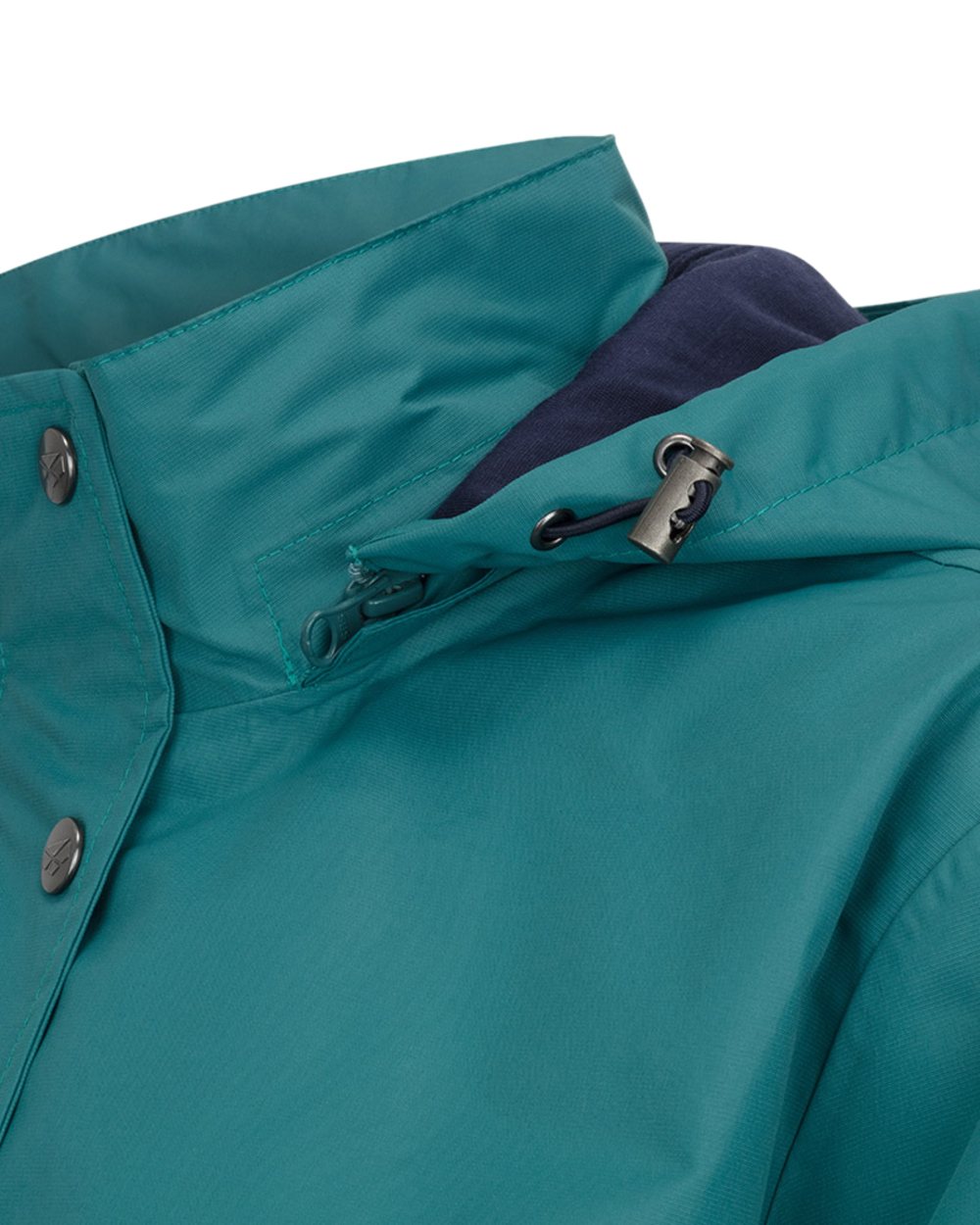 Teal Coloured Hoggs of Fife Womens Fara Waterproof Jacket on white background #colour_teal