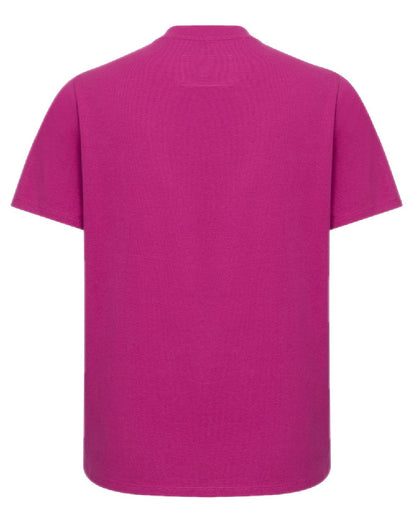 Berry Coloured Hoggs of Fife Womens Stella Printed T-Shirt on white background #colour_berry