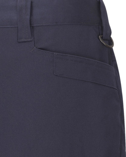 Navy Coloured Hoggs of Fife WorkHogg Utility Shorts on white background #colour_navy