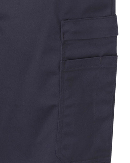 Navy Coloured Hoggs of Fife WorkHogg Utility Shorts on white background #colour_navy
