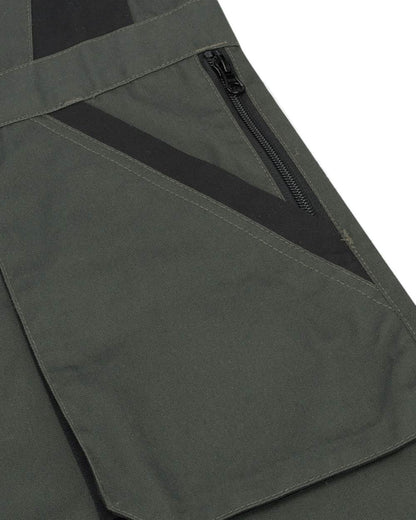 Spruce Black Coloured Hoggs of Fife Workhogg Zipped Cotton Coverall on white background #colour_spruce-black