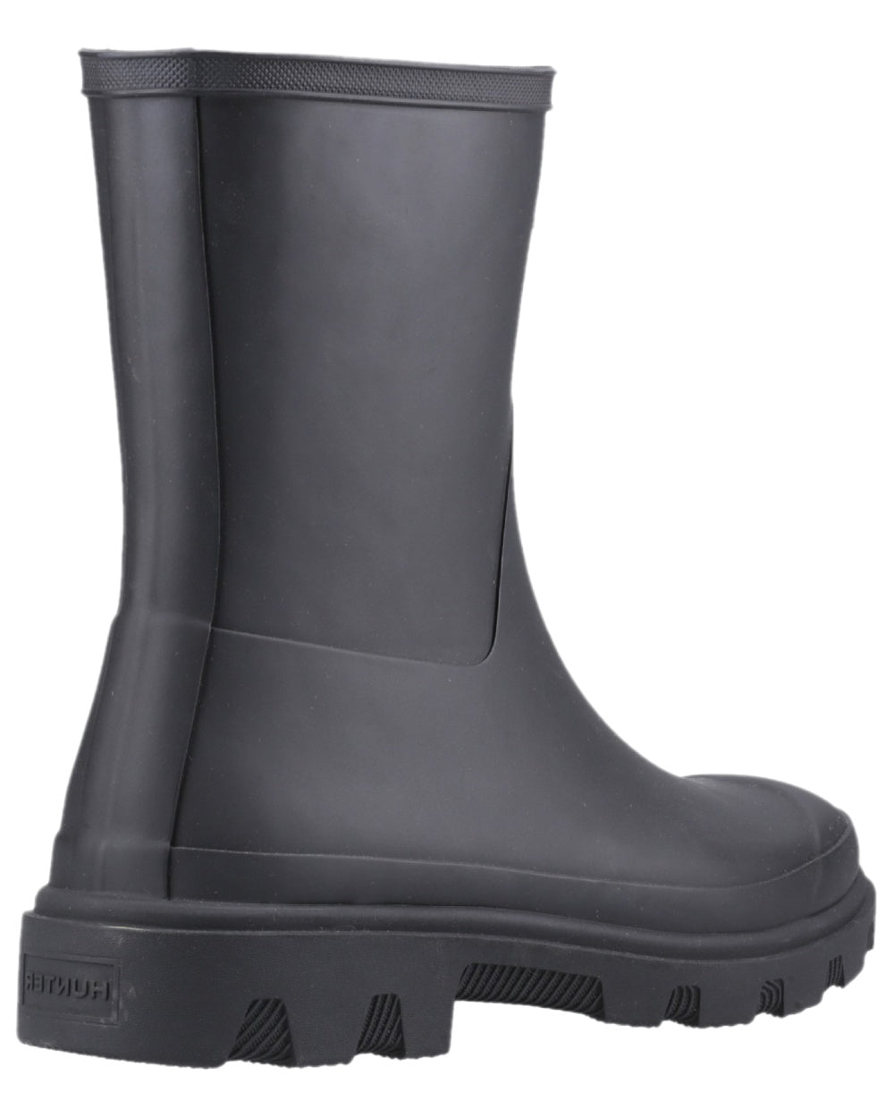Hunter Navy Coloured Hunter Mens Downpour Short Boots on white background #colour_hunter-navy