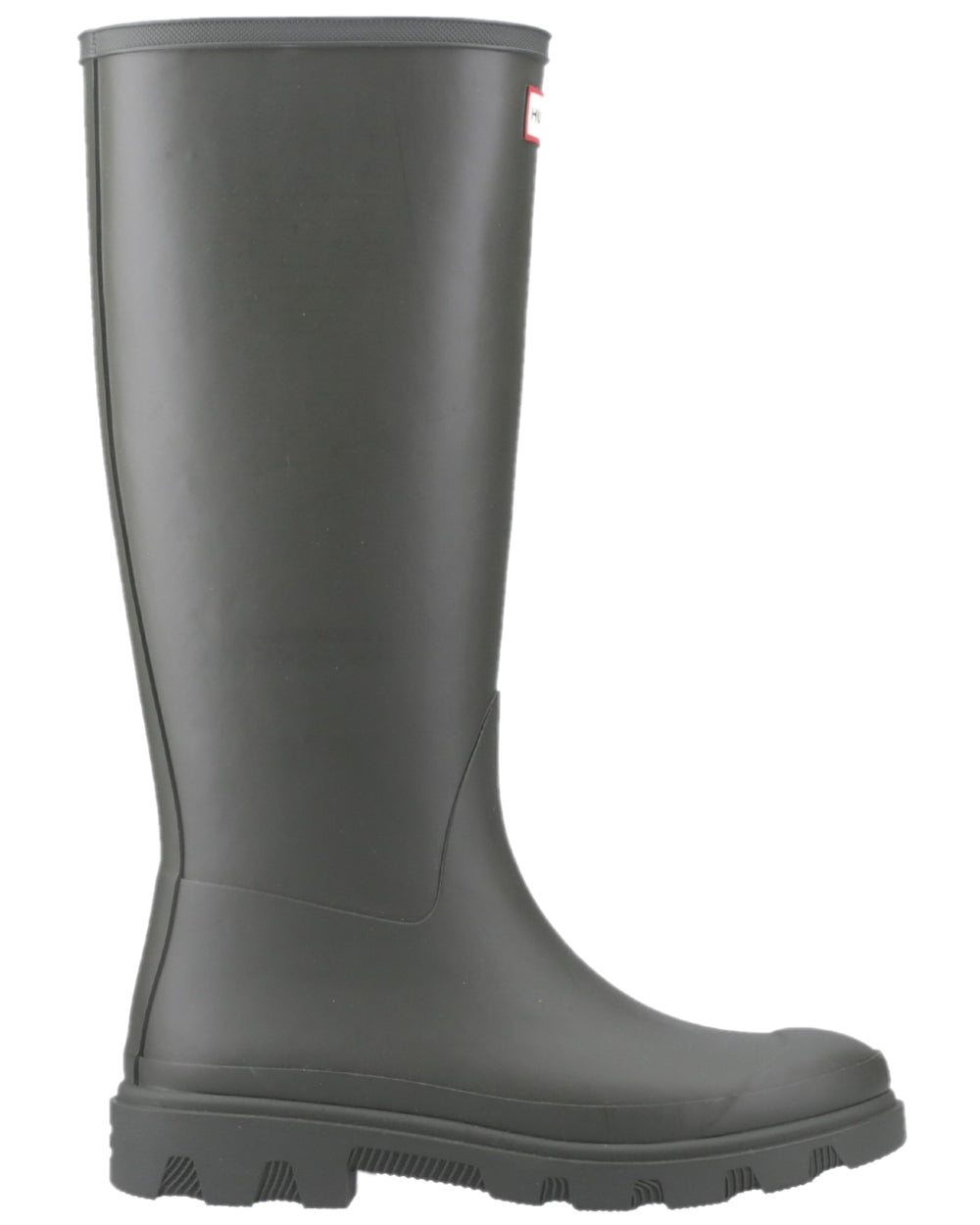 Dark Olive Coloured Hunter Mens Downpour Tall Wellingtons on white background
#colour_dark-olive