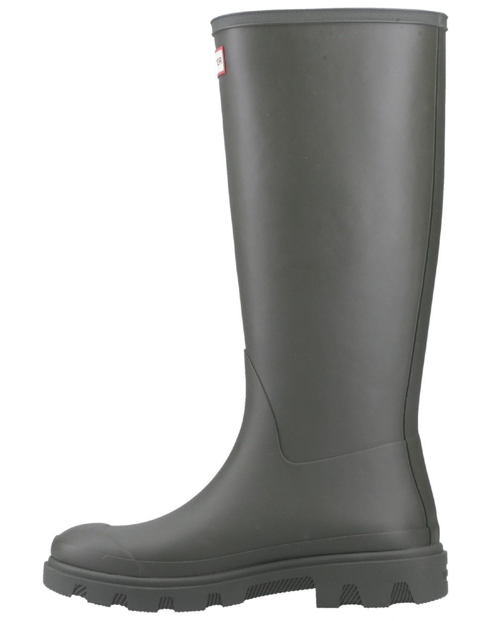 Dark Olive Coloured Hunter Mens Downpour Tall Wellingtons on white background
#colour_dark-olive