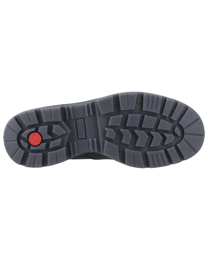 Black Coloured Hunter Mens Drift Dealer Boots on white background #colour_black