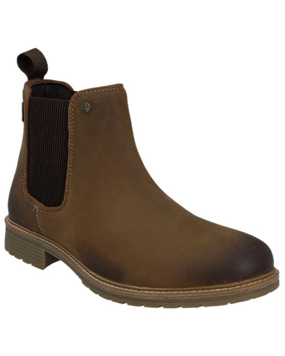 Dark Tan Coloured Hunter Mens Jura Dealer Boots on White Background
#colour_dark-tan