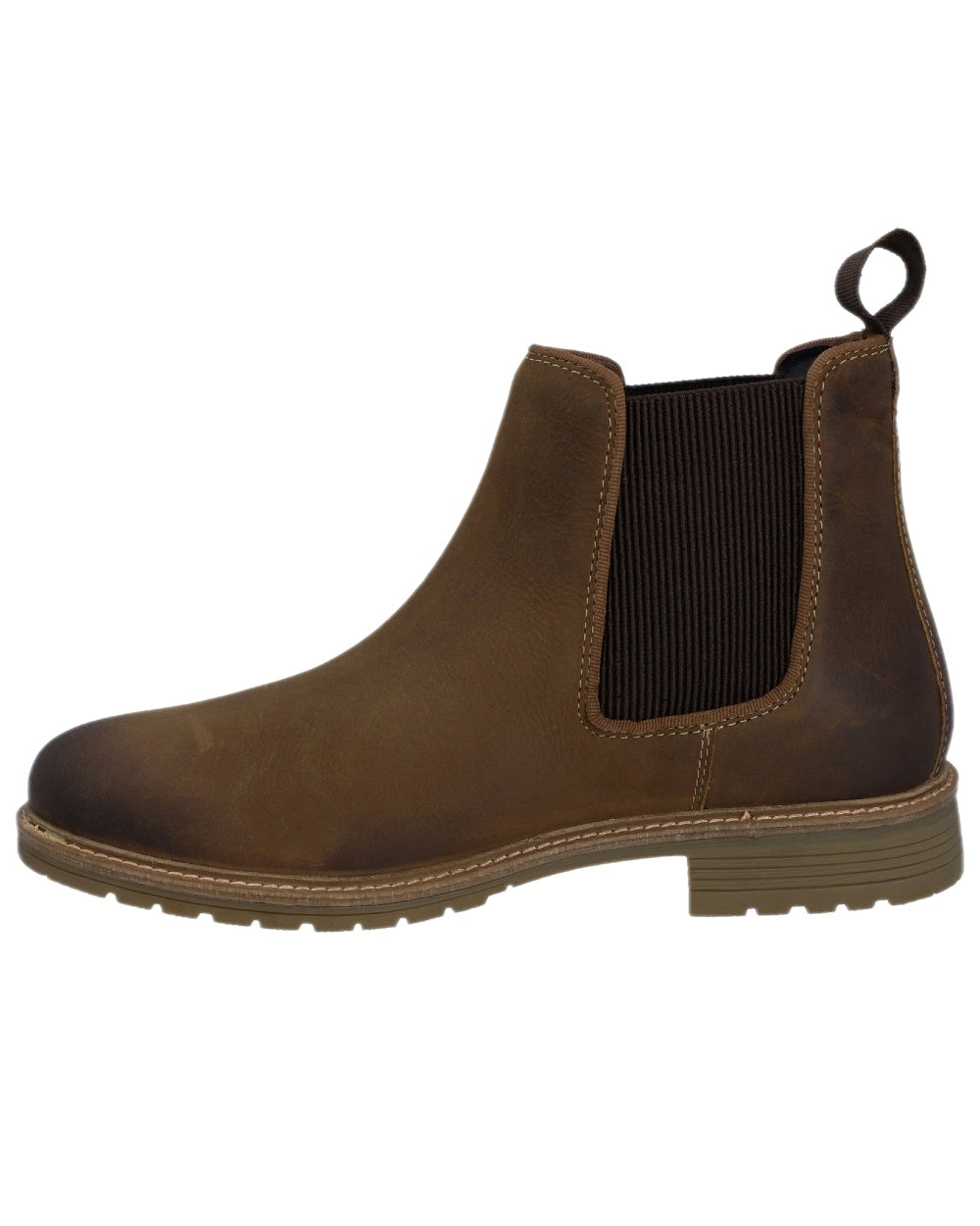 Dark Tan Coloured Hunter Mens Jura Dealer Boots on White Background
#colour_dark-tan