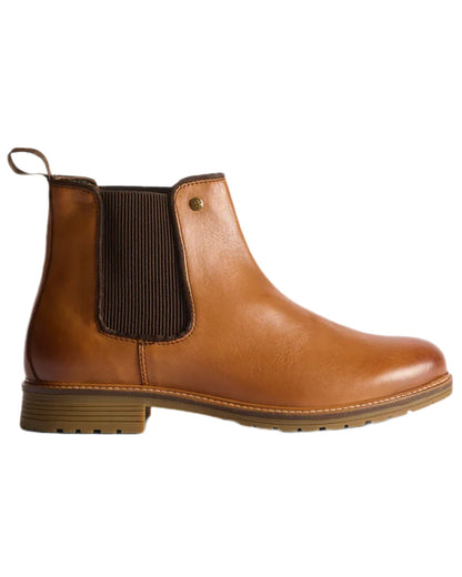 Tan Coloured Hunter Mens Munro Dealer Boots on white background #colour_tan