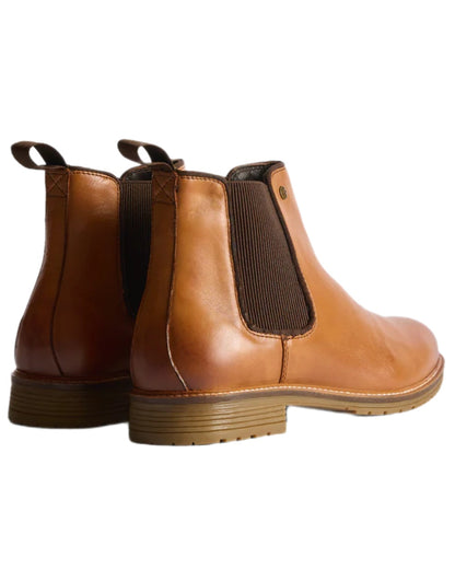 Tan Coloured Hunter Mens Munro Dealer Boots on white background #colour_tan