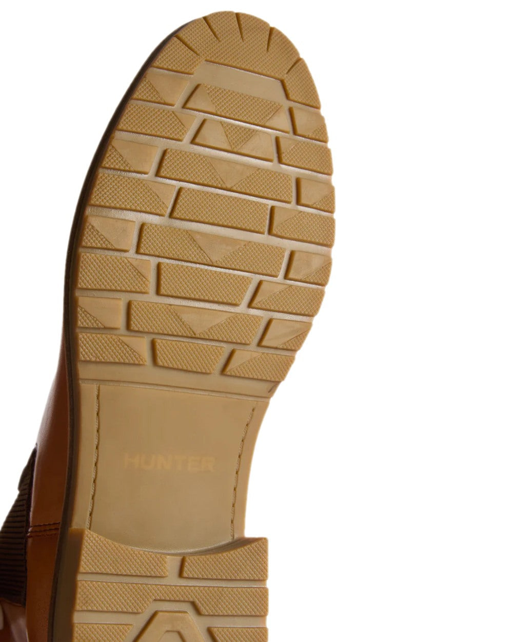 Tan Coloured Hunter Mens Munro Dealer Boots on white background #colour_tan