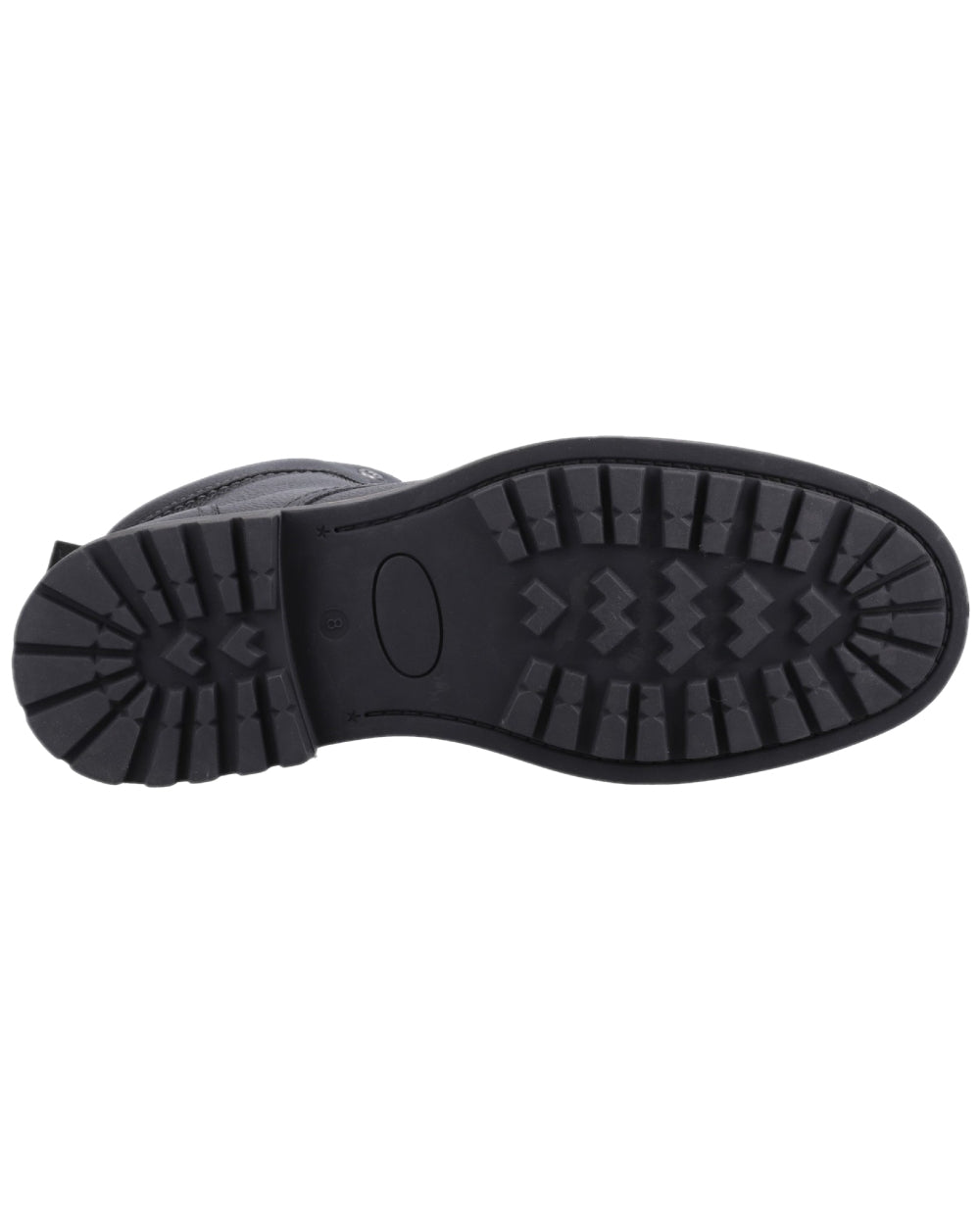 Black Coloured Hunter Mens Shaws Waterproof Ankle Boots on white background #colour_black