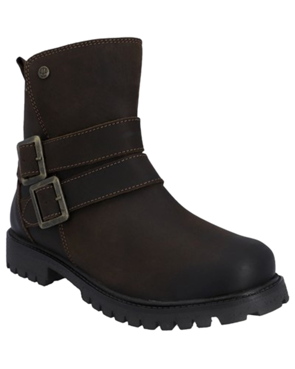 Brown Coloured Hunter Womens Ness Ankle Boots on white background
#colour_brown
