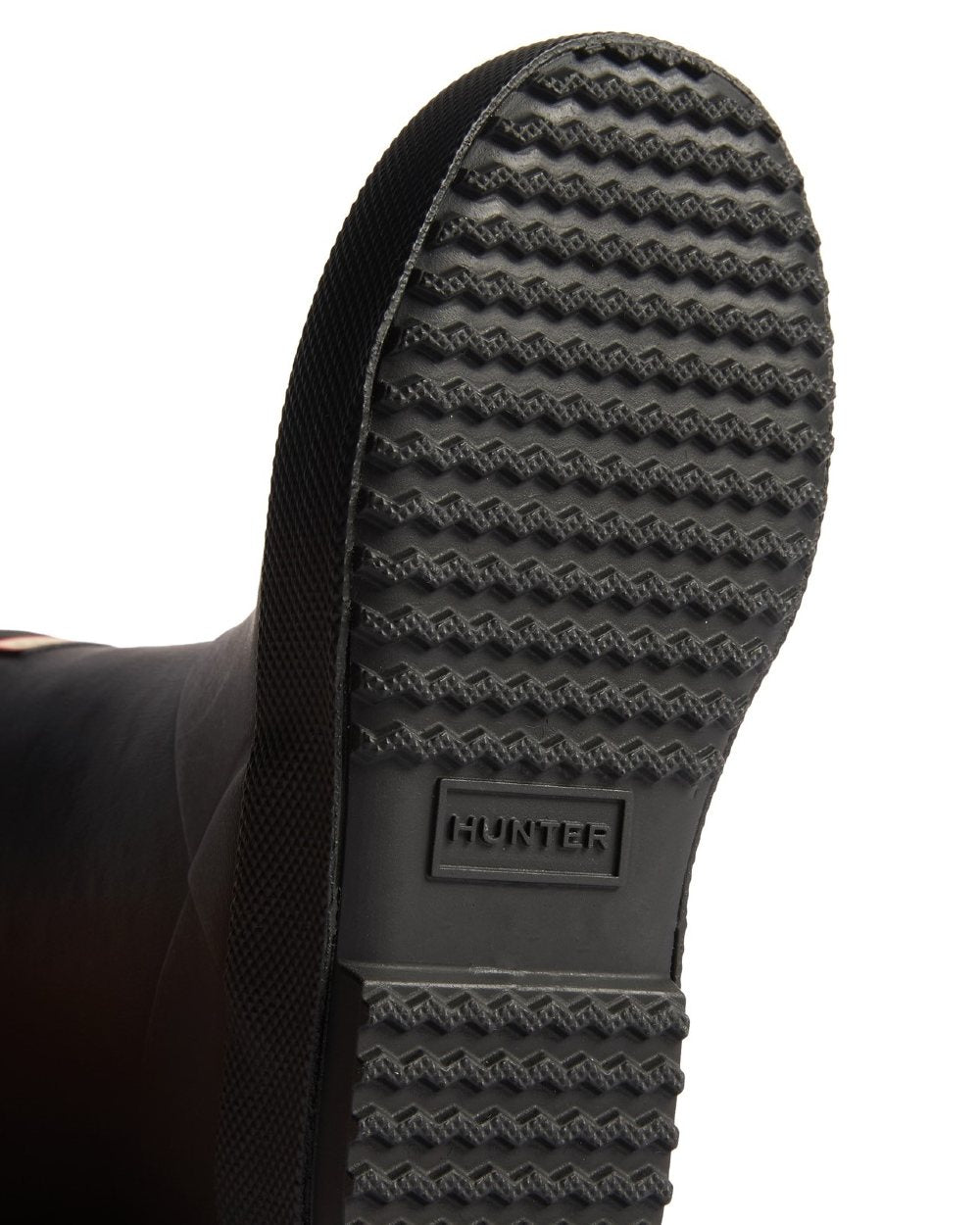 Black coloured Hunter Childrens First Insulated Boots on white background #colour_black