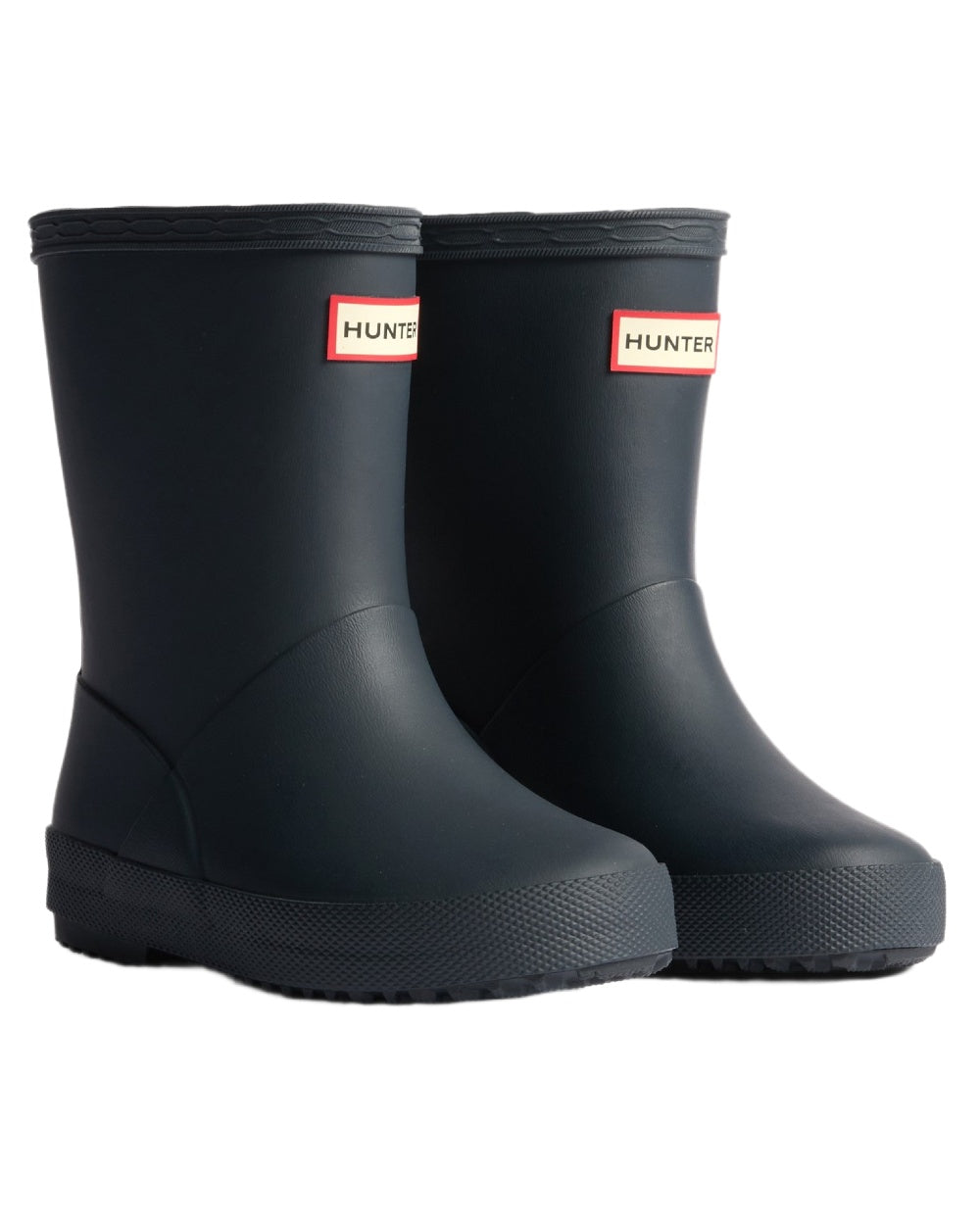 Hunter Navy coloured Hunter Childrens First Insulated Boots on white background #colour_hunter-navy