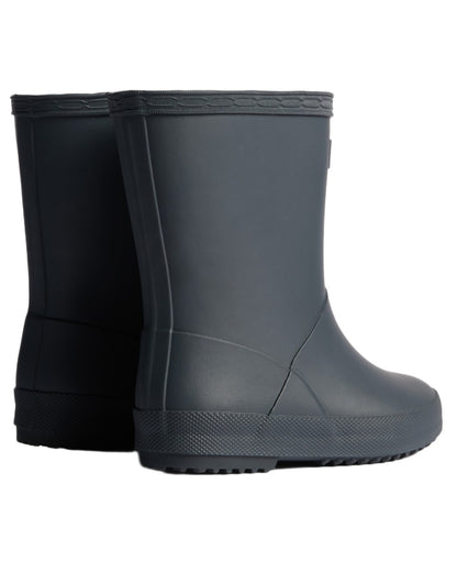 Hunter Navy coloured Hunter Childrens First Insulated Boots on white background #colour_hunter-navy