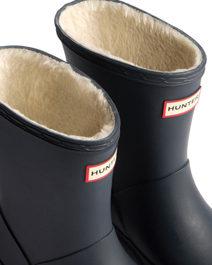 Hunter Navy coloured Hunter Childrens First Insulated Boots on white background #colour_hunter-navy