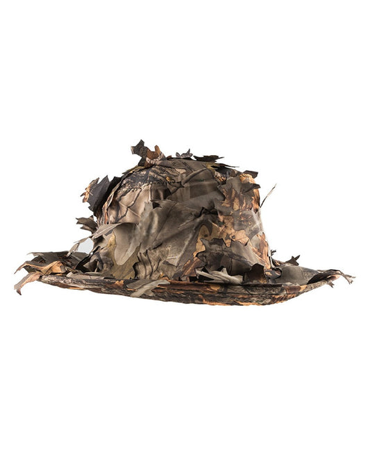 Camouflage coloured Jack Pyke 3D Leafy Bush Hat on white background #colour_camouflage