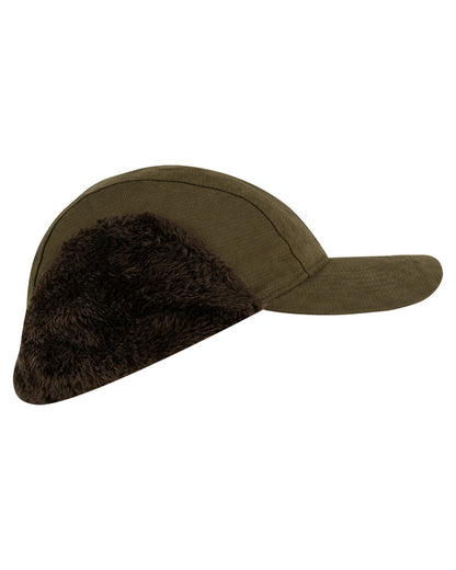 Green coloured Jack Pyke Alaska Hat on white background #colour_green