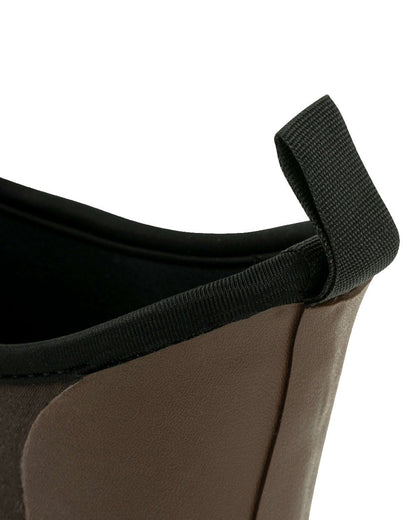 Brown coloured Jack Pyke Ankle Wellington Boots on white background #colour_brown