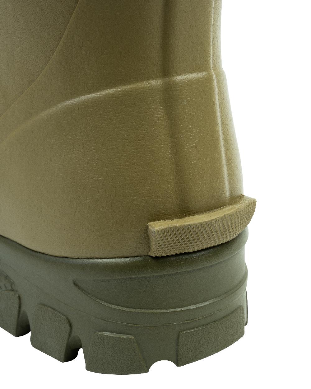 Green coloured Jack Pyke Ashcombe Neoprene Wellington Boots on white background #colour_green
