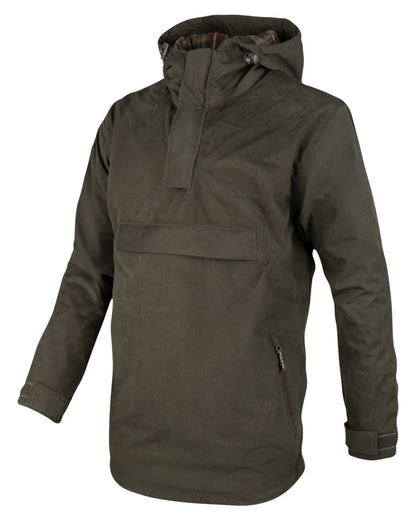 Brown coloured Jack Pyke Ashcombe Smock on white background #colour_brown