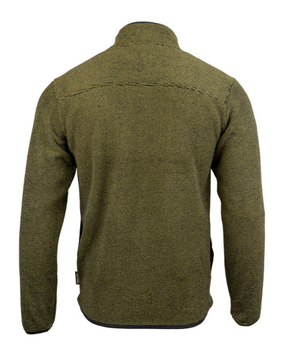 Green coloured Jack Pyke Ashdown Fleece Top on white background #colour_green