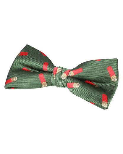 Green coloured Jack Pyke Bow Tie on white background #colour_green