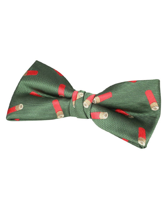 Green coloured Jack Pyke Bow Tie on white background #colour_green